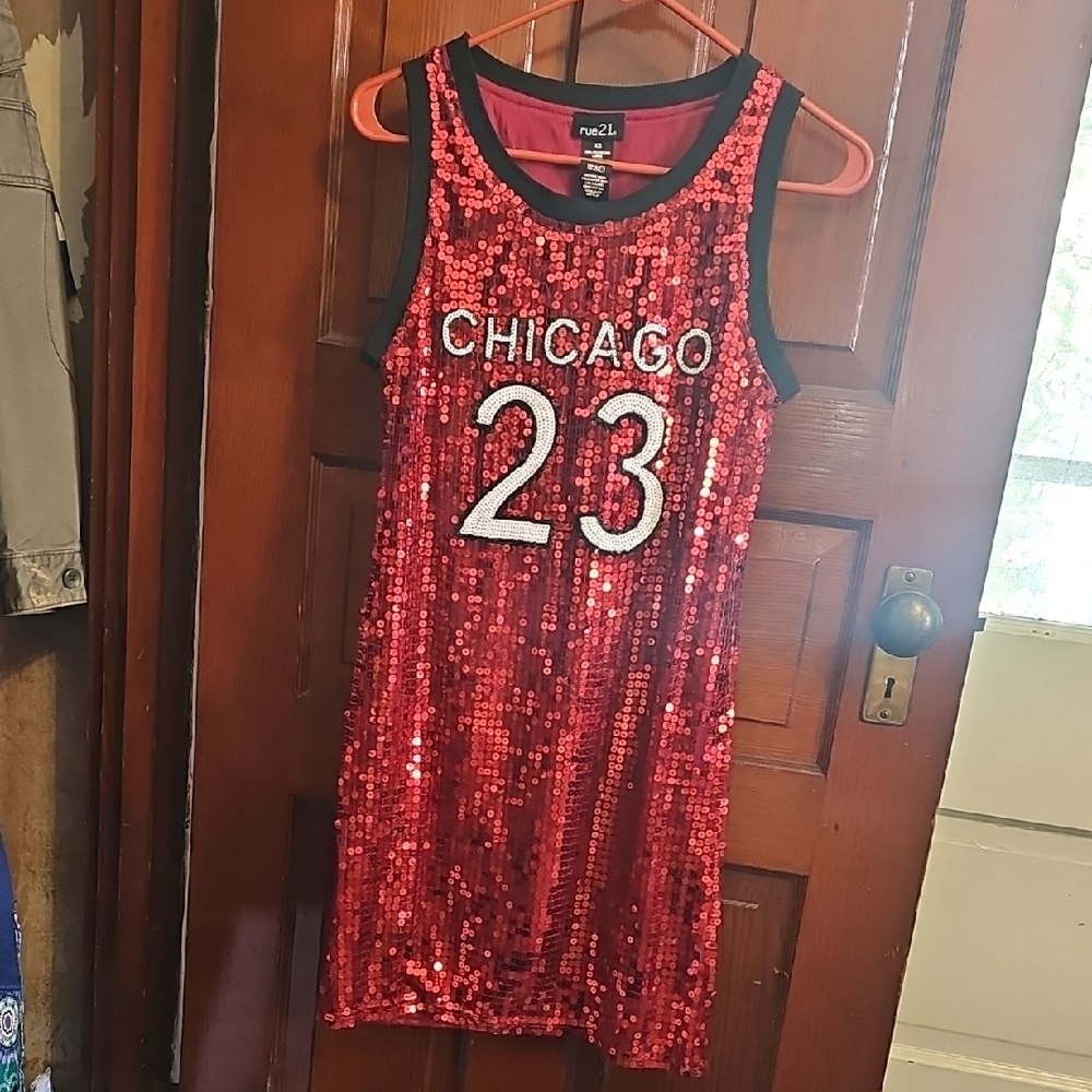Rue21 Sparkling Red Sequin Chicago Dress